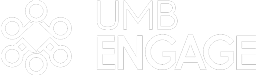 umb engage logo white