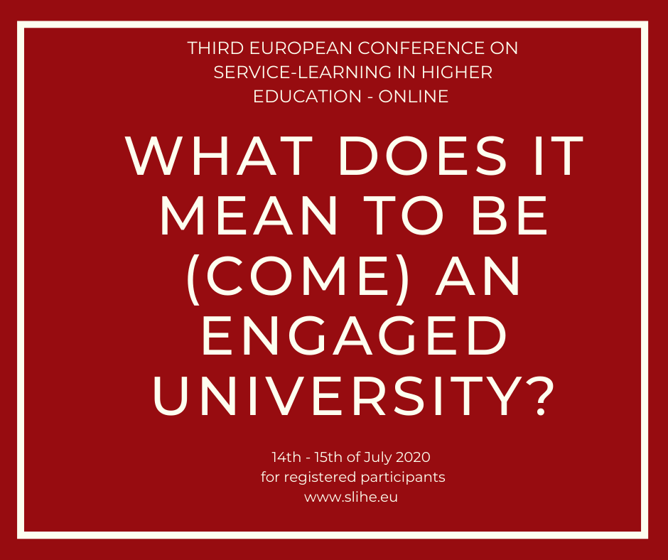 Pozvánka na konferenciu What does it mean to be(come) engaged university
